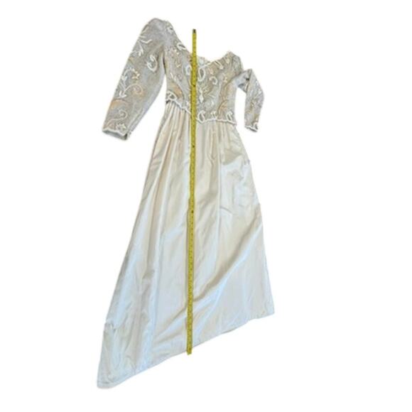 "RICHILENE" VTG Rare Find Formal Gown SZ S? Beadwork Princess Fairy PLZ READ!! - Picture 8 of 16